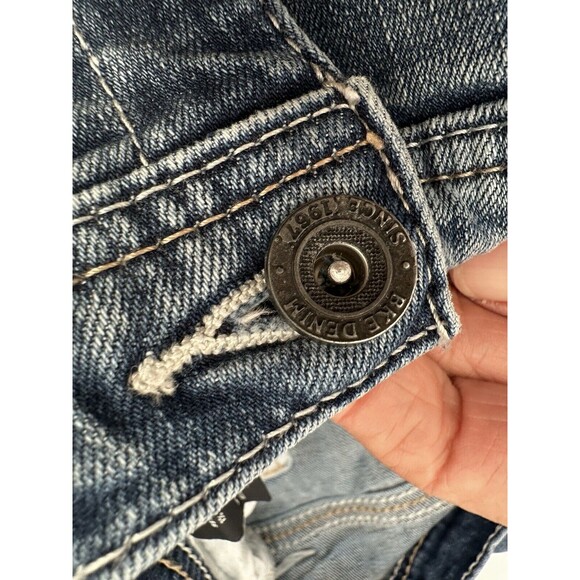 Buckle BKE Mens Jake Straight Leg Jeans Dark Wash Mid Rise Stretch 33x31 stretch - Picture 8 of 9